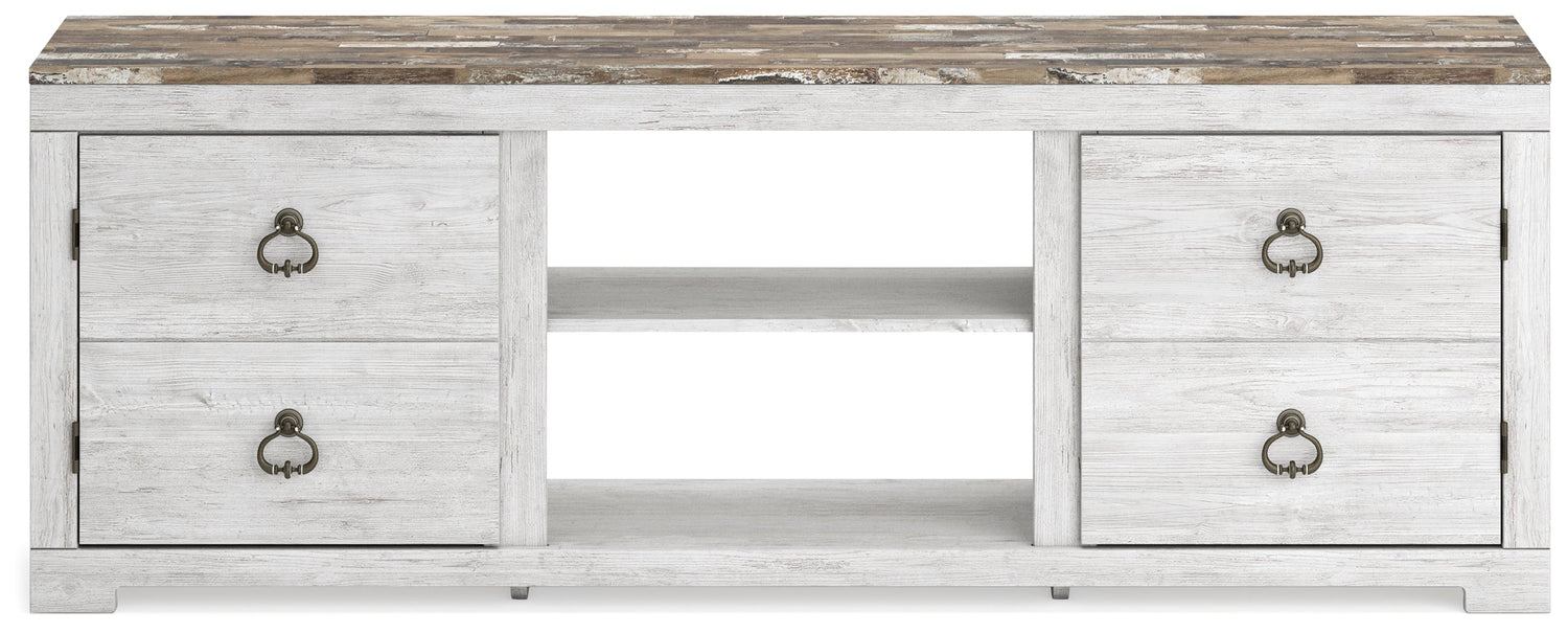Willowton Whitewash 72&quot; TV Stand - W267-168 - Bien Home Furniture &amp; Electronics