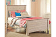 Willowton Whitewash Full Panel Bed - SET | B267-84 | B267-86 | B267-87 - Bien Home Furniture & Electronics
