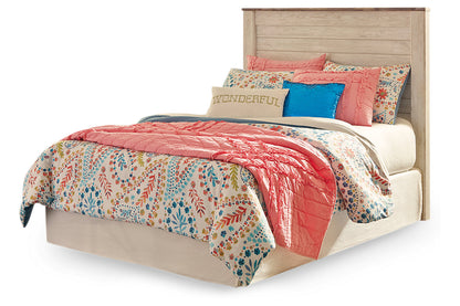 Willowton Whitewash Full Panel Headboard - B267-87 - Bien Home Furniture &amp; Electronics