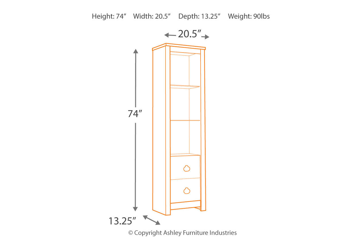 Willowton Whitewash Pier - W267-24 - Bien Home Furniture &amp; Electronics