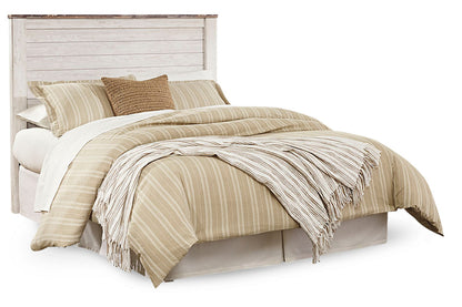 Willowton Whitewash Queen Panel Headboard - B267-57 - Bien Home Furniture &amp; Electronics