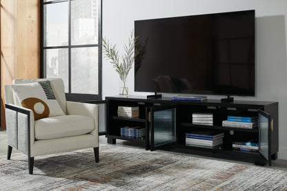 Winbardi Black 85&quot; TV Stand - W786-78 - Bien Home Furniture &amp; Electronics
