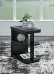 Winbardi Black Chairside End Table - T786-7 - Bien Home Furniture & Electronics
