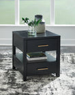 Winbardi Black End Table - T786-3 - Bien Home Furniture & Electronics