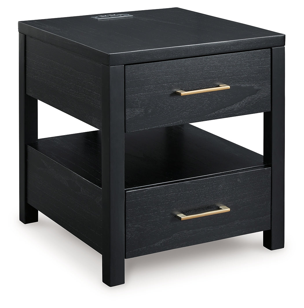 Winbardi Black End Table - T786-3 - Bien Home Furniture &amp; Electronics