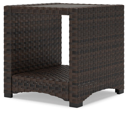 Windglow Brown Outdoor End Table - P340-702 - Bien Home Furniture &amp; Electronics