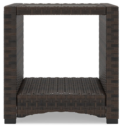 Windglow Brown Outdoor End Table - P340-702 - Bien Home Furniture &amp; Electronics