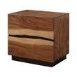 Winslow 2-Drawer Nightstand Smokey Walnut/Coffee Bean - 223252 - Bien Home Furniture & Electronics