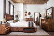 Winslow 4-Piece Eastern King Storage Bedroom Set Smokey Walnut - 223250SKE-S4 - Bien Home Furniture & Electronics