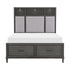 Wittenberry Gray Eastern King Platform Bed - 1573K-1EK* - Bien Home Furniture & Electronics