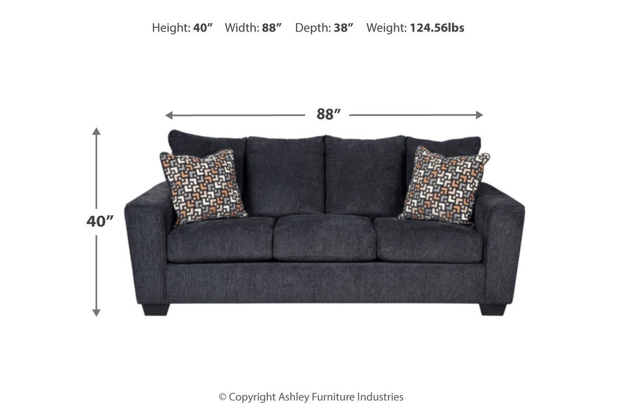 Wixon Slate Sofa - 5700238 - Bien Home Furniture &amp; Electronics