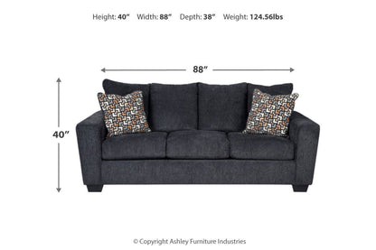 Wixon Slate Sofa - 5700238 - Bien Home Furniture &amp; Electronics