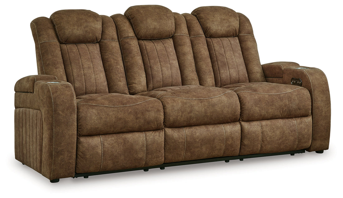 Wolfridge Brindle Power Reclining Sofa - 6070315 - Bien Home Furniture &amp; Electronics