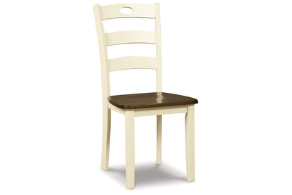 Woodanville Cream/Brown Dining Chair, Set of 2 - D335-01 - Bien Home Furniture &amp; Electronics