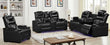 Woodland Black 3PC Power Reclining Set - Woodland Black 3PC Power - Bien Home Furniture & Electronics