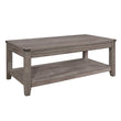 Woodrow Brownish Gray Cocktail Table - 2042-30 - Bien Home Furniture & Electronics