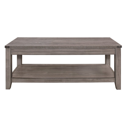 Woodrow Brownish Gray Cocktail Table - 2042-30 - Bien Home Furniture &amp; Electronics