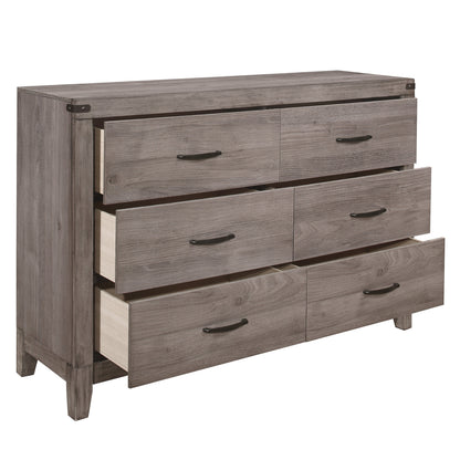 Woodrow Brownish Gray Dresser - 2042-5 - Bien Home Furniture &amp; Electronics