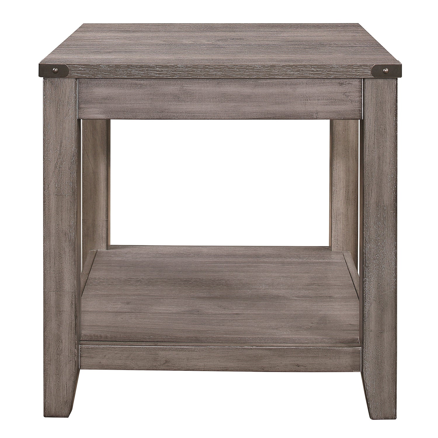 Woodrow Brownish Gray End Table - 2042-04 - Bien Home Furniture &amp; Electronics