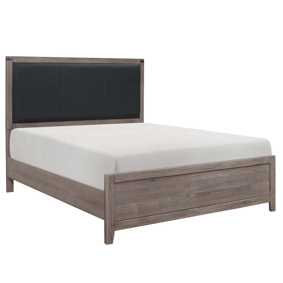 Woodrow Brownish Gray Full Bed - 2042F-1* - Bien Home Furniture &amp; Electronics