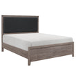 Woodrow Brownish Gray Full Bed - 2042F-1* - Bien Home Furniture & Electronics