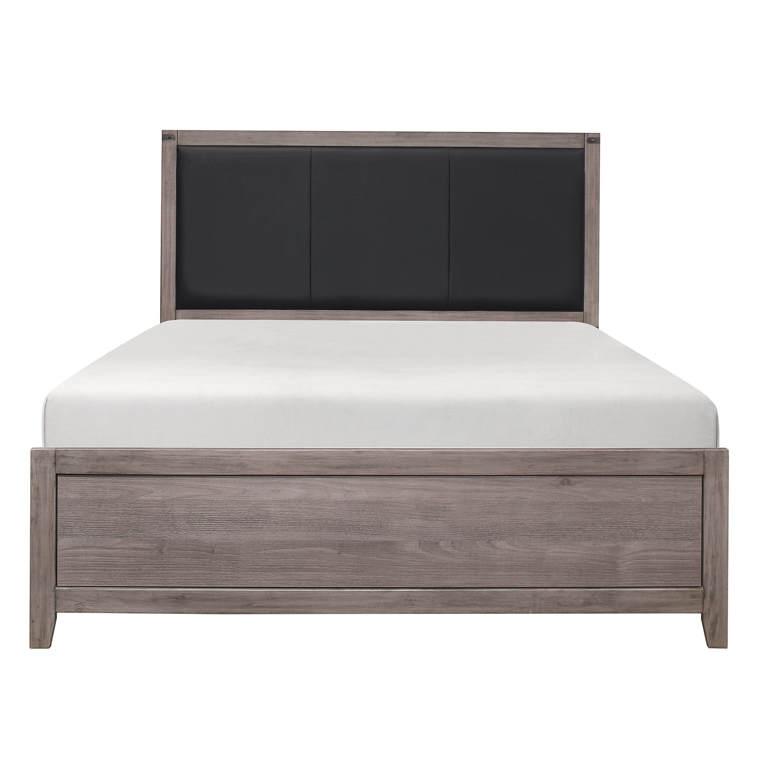 Woodrow Brownish Gray Full Bed - 2042F-1* - Bien Home Furniture &amp; Electronics