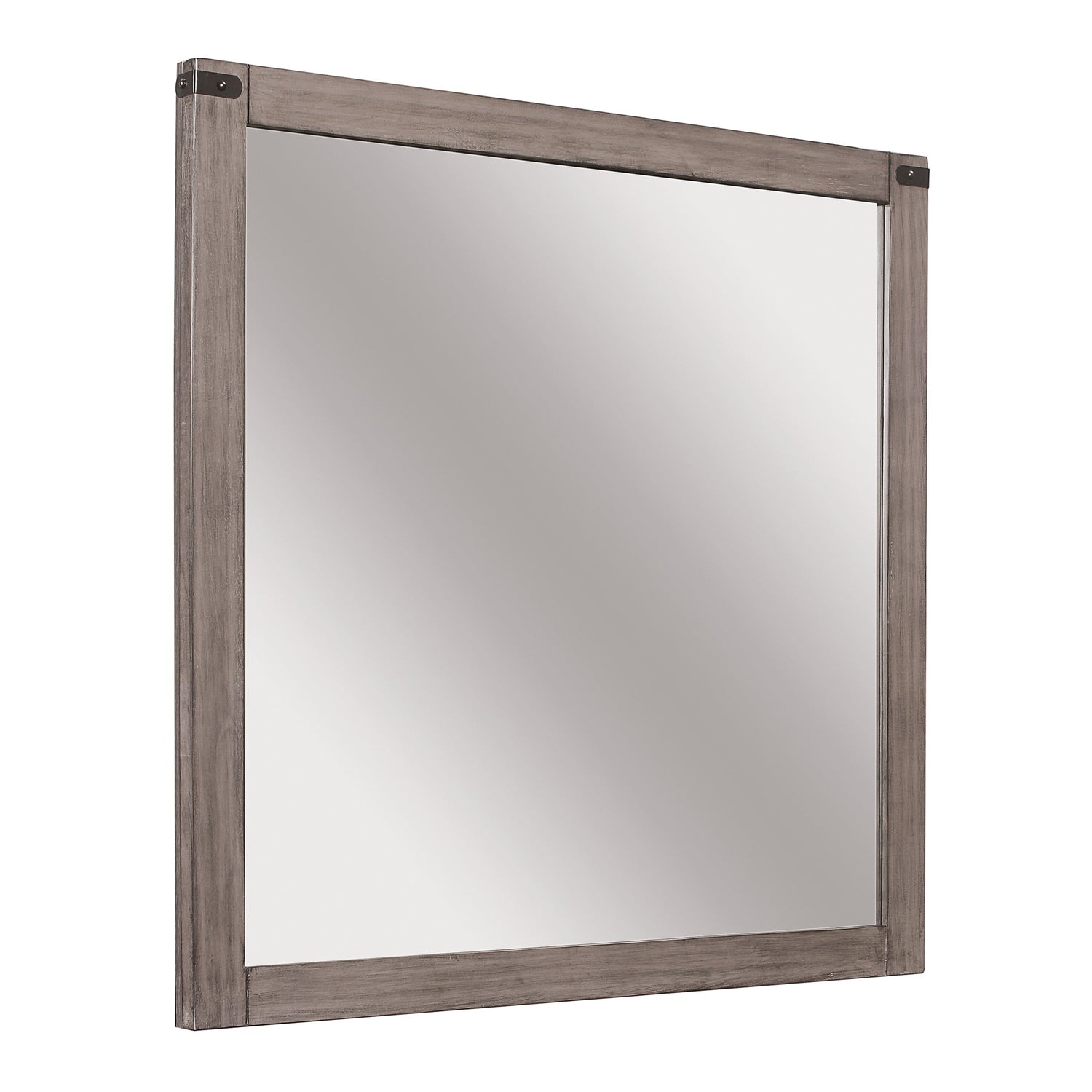 Woodrow Brownish Gray Mirror (Mirror Only) - 2042-6 - Bien Home Furniture &amp; Electronics