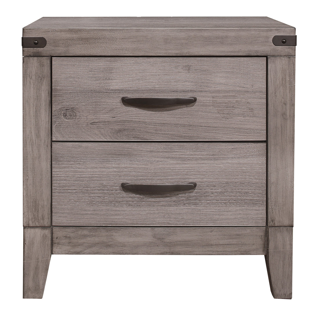 Woodrow Brownish Gray Nightstand - 2042-4 - Bien Home Furniture & Electronics