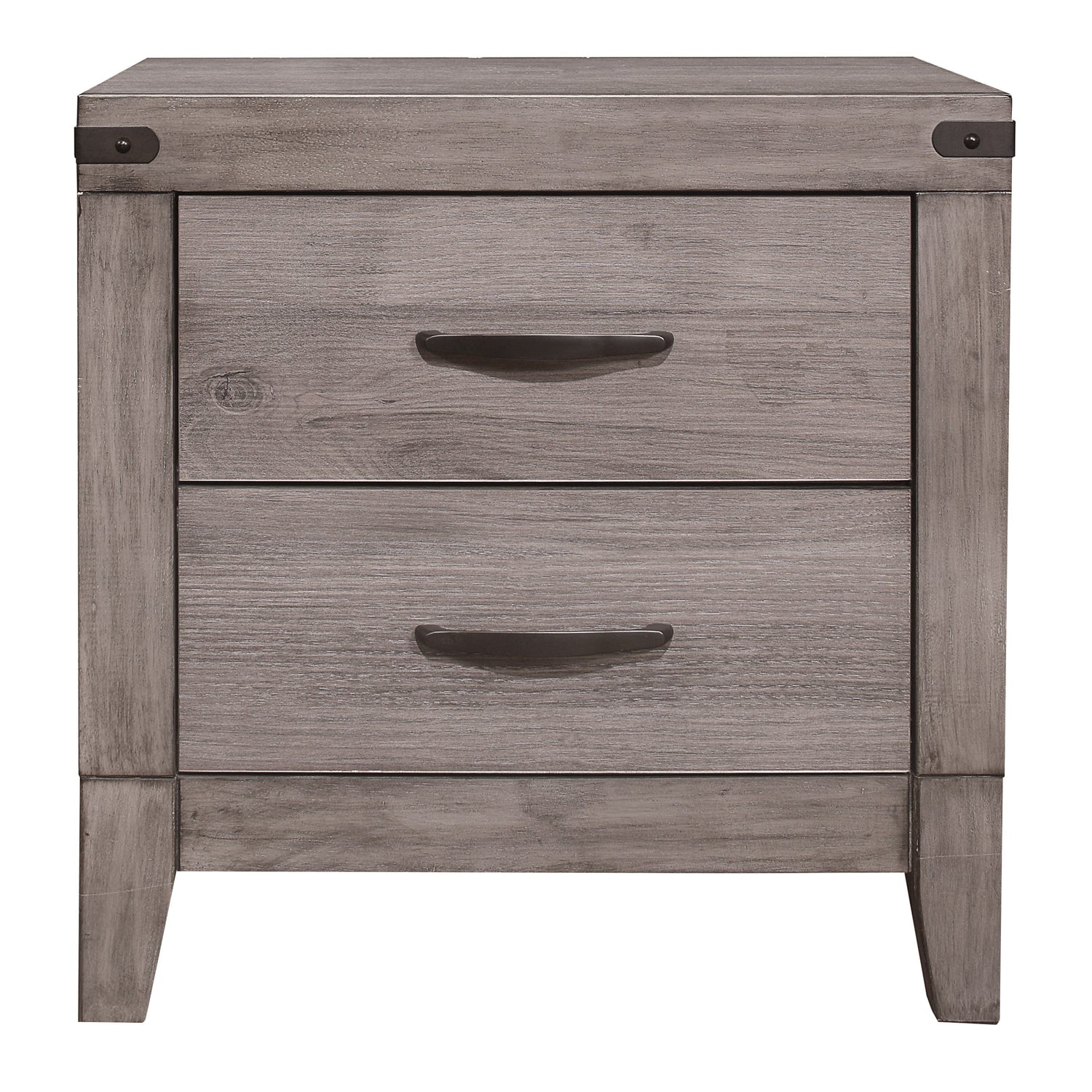 Woodrow Brownish Gray Nightstand - 2042-4 - Bien Home Furniture &amp; Electronics