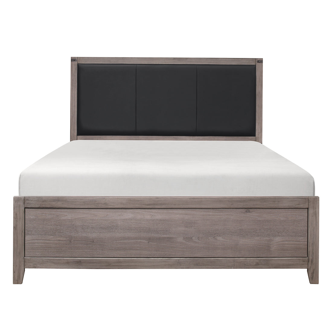 Woodrow Brownish Gray Queen Bed - 2042-1* - Bien Home Furniture &amp; Electronics