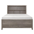 Woodrow Brownish Gray Queen Platform Bed - 2042NB-1* - Bien Home Furniture & Electronics