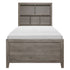 Woodrow Brownish Gray Twin Platform Bed - 2042NBT-1* - Bien Home Furniture & Electronics