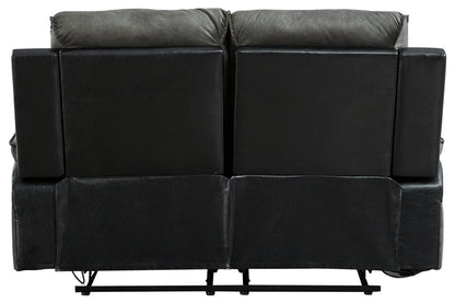 Woodsway Gray Reclining Loveseat - 6450486 - Bien Home Furniture &amp; Electronics