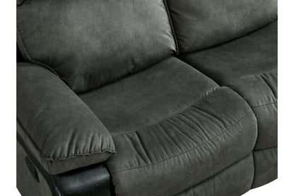 Woodsway Gray Reclining Loveseat - 6450486 - Bien Home Furniture &amp; Electronics