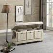 Woodwell Antique White Lift Top Storage Bench - 4586W - Bien Home Furniture & Electronics