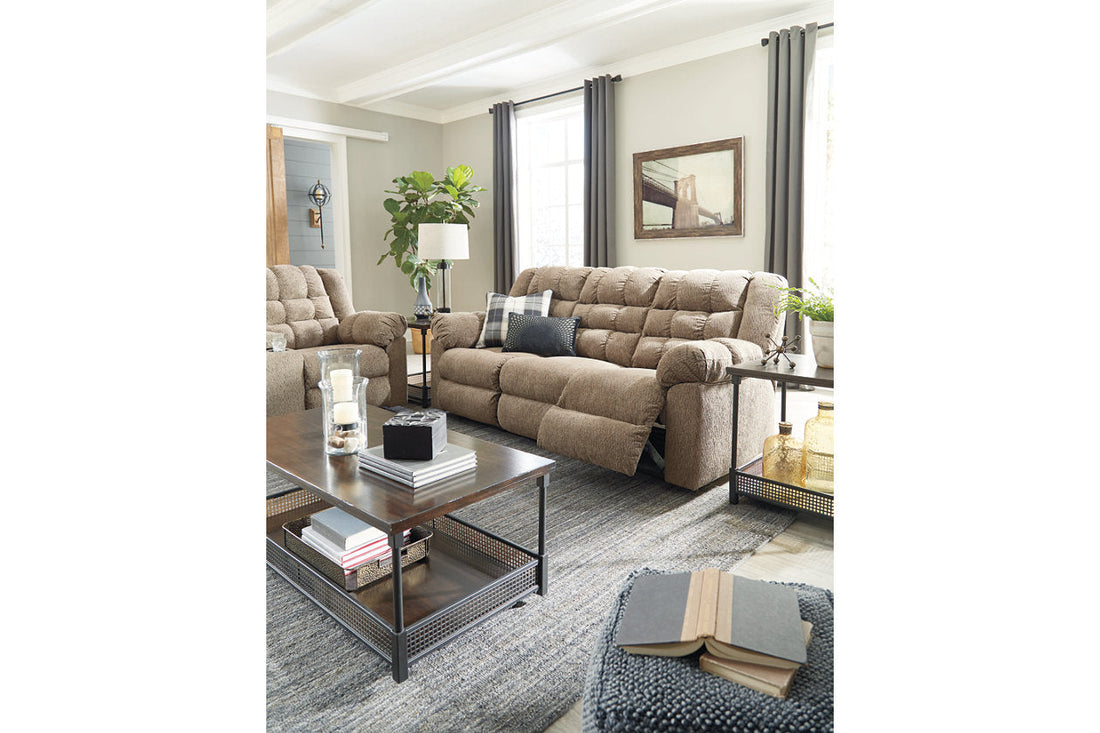 Workhorse Cocoa Reclining Sofa - 5840188 - Bien Home Furniture &amp; Electronics