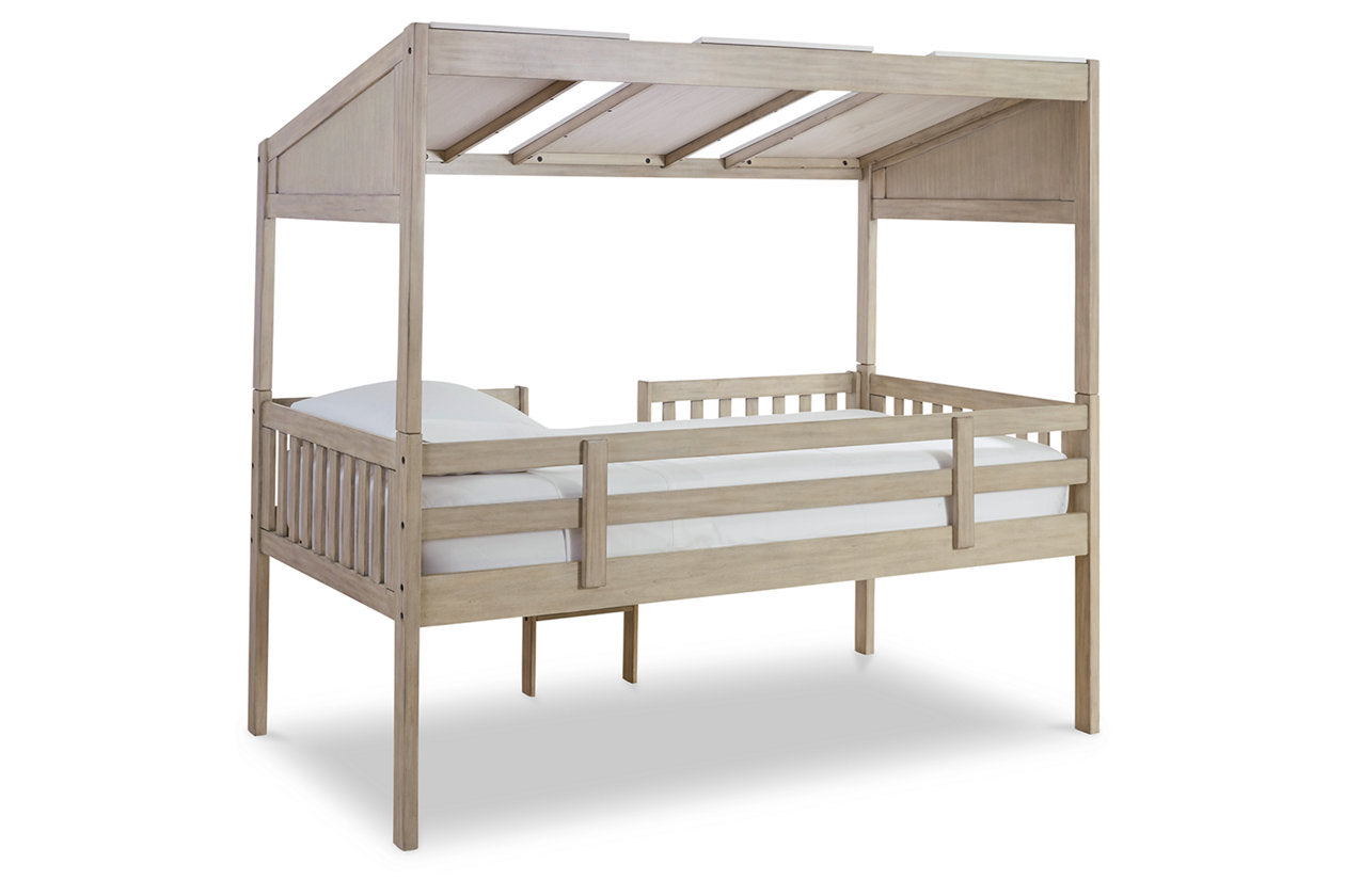 Wrenalyn Two-tone Twin Loft Bed - SET | B081-362P | B081-362R - Bien Home Furniture &amp; Electronics