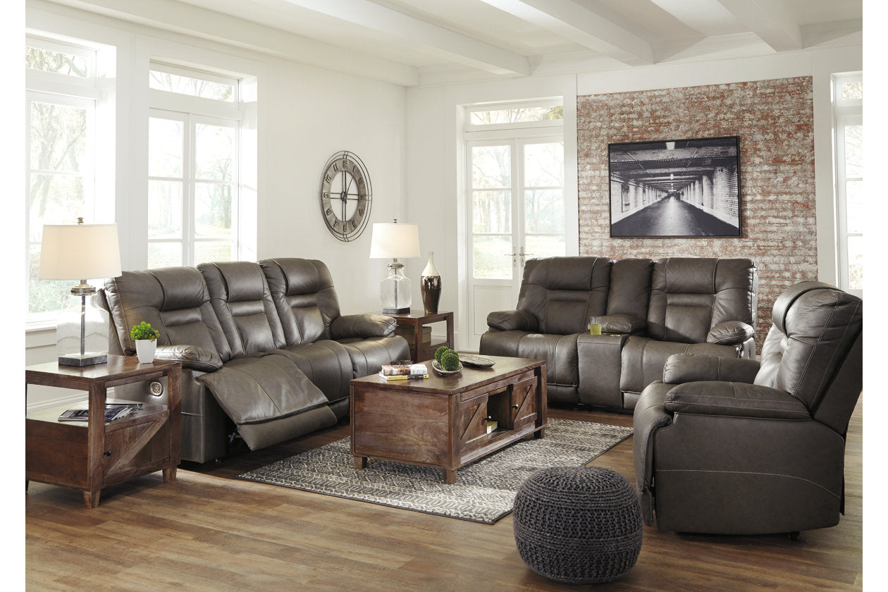 Wurstrow Smoke Power Reclining Sofa - U5460215 - Bien Home Furniture &amp; Electronics