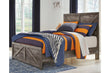 Wynnlow Gray Full Crossbuck Panel Bed - SET | B440-55 | B440-86 - Bien Home Furniture & Electronics