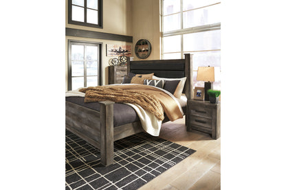 Wynnlow Gray King Poster Bed - SET | B440-62 | B440-66 | B440-68 | B440-99 - Bien Home Furniture &amp; Electronics