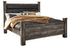 Wynnlow Gray King Upholstered Poster Headboard Panel - B440-68 - Bien Home Furniture & Electronics