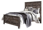 Wynnlow Gray Queen Crossbuck Panel Footboard - B440-54 - Bien Home Furniture &amp; Electronics