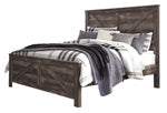 Wynnlow Gray Queen Crossbuck Panel Headboard - B440-57 - Bien Home Furniture &amp; Electronics