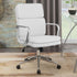 Ximena White Standard Back Upholstered Office Chair - 801767 - Bien Home Furniture & Electronics