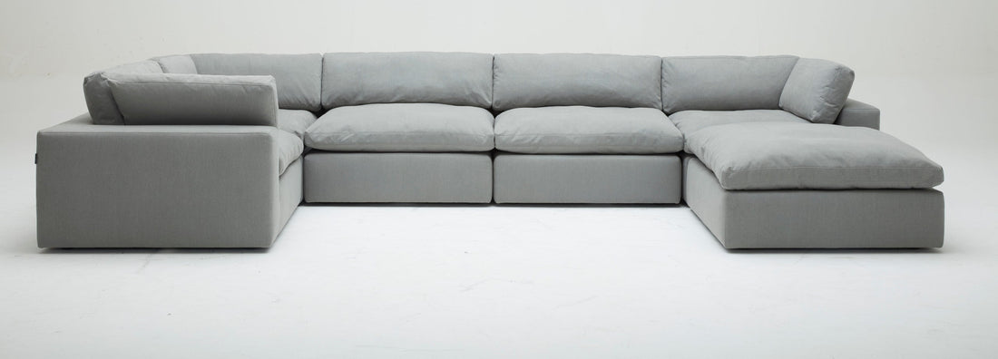 XL CLOUD GRAY SECTIONAL - XL CLOUD GRAY - Bien Home Furniture &amp; Electronics