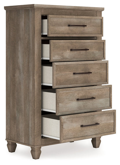 Yarbeck Sand Chest of Drawers - B2710-245 - Bien Home Furniture &amp; Electronics