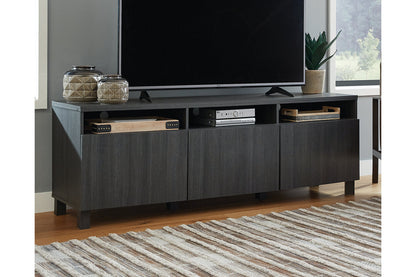 Yarlow Black 70&quot; TV Stand - W215-66 - Bien Home Furniture &amp; Electronics