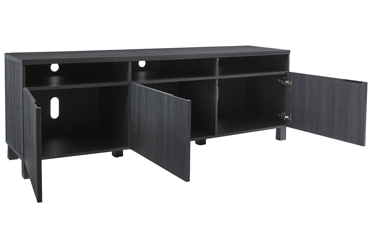Yarlow Black 70&quot; TV Stand - W215-66 - Bien Home Furniture &amp; Electronics