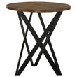 Zack Round End Table Smokey Gray/Black - 753497 - Bien Home Furniture & Electronics
