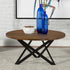 Zack Smokey Gray/Black Round Coffee Table - 753498 - Bien Home Furniture & Electronics